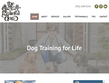 Tablet Screenshot of gratefuldogs.com